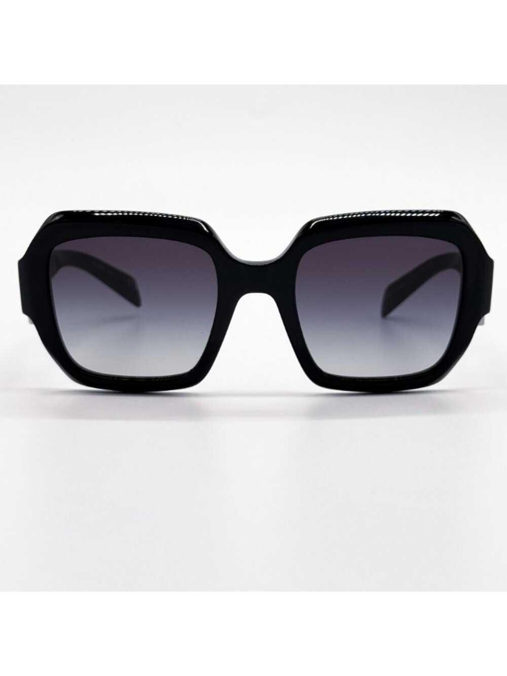 NEW PRADA SUNGLASSES PR28ZS 16K90A OVERSIZED BLACK WOMEN EYEWEAR PR 28ZS, SPR 28 - Picture 3 of 9